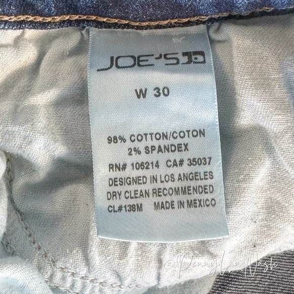 Joe's Jeans Distressed Skinny Ankle Jeans Size 30 - Picture 7 of 15